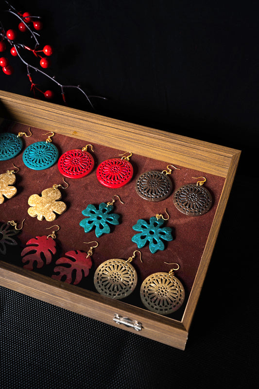 Coconut Shell Earrings - Orient Occultism