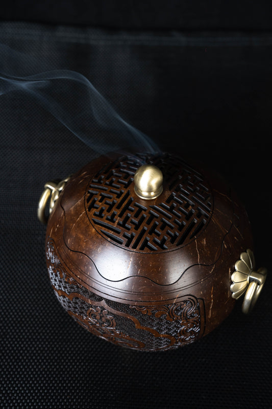 Coconut Shell Incense Burner - Orient Occultism