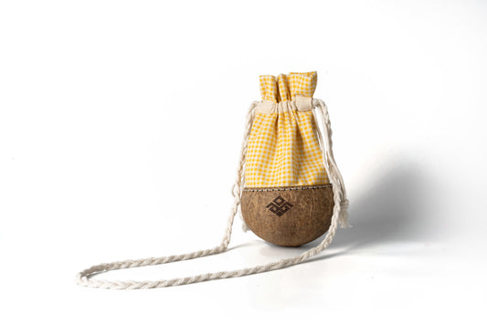 Real Coconut Shell Handbag-Frog Totem Design - Orient Occultism