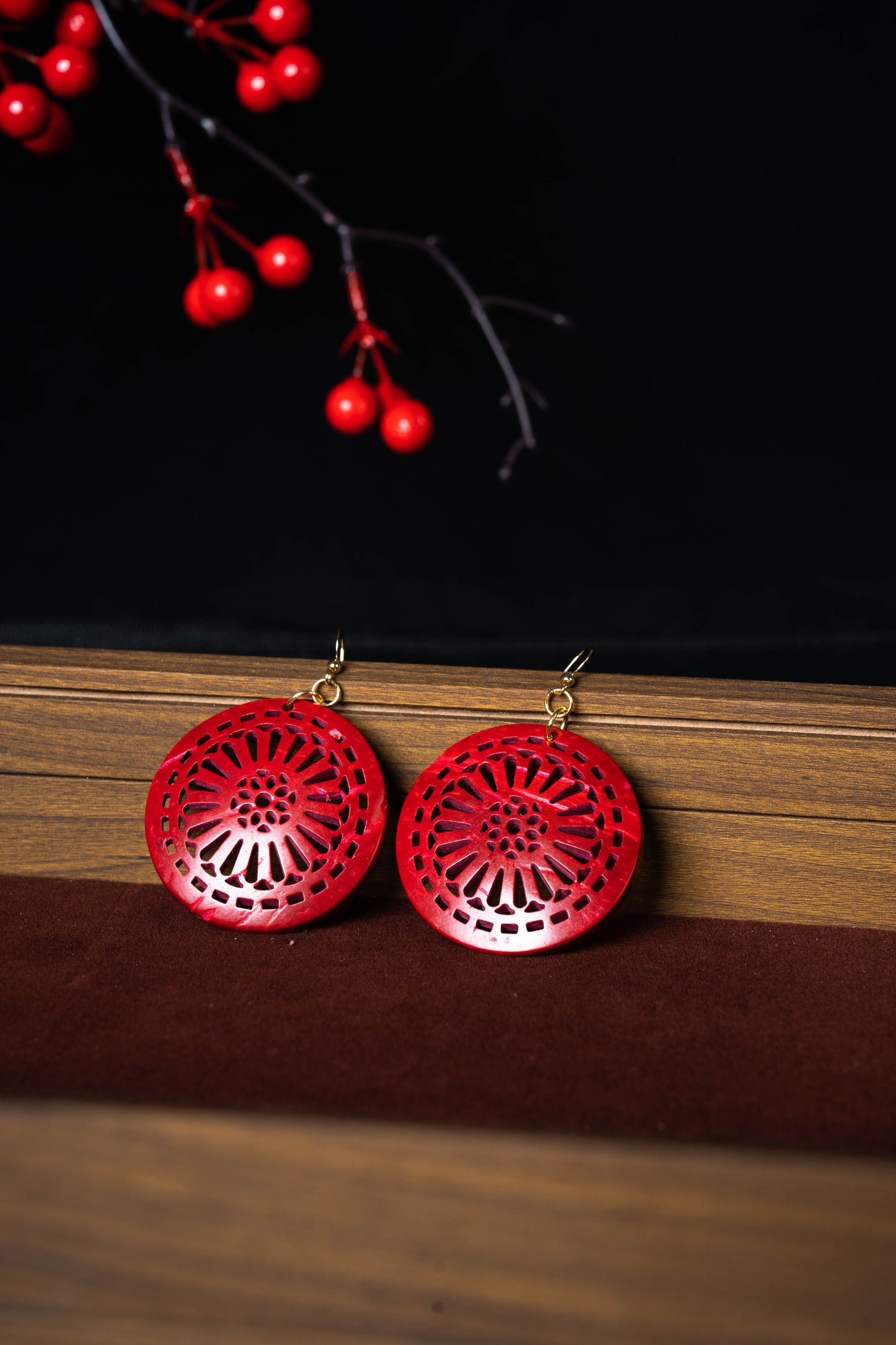 Coconut Shell Earrings - Orient Occultism